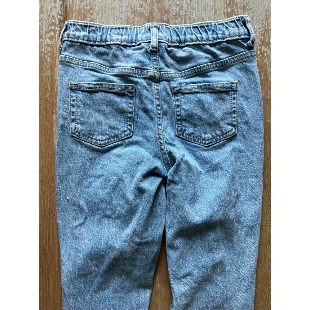 Lite Blue Distressed Denim Jeans Pants Leggings by Cat & Jack Girls 8 - Picture 6 of 7